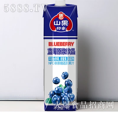 山果印象藍(lán)莓原漿飲品1L