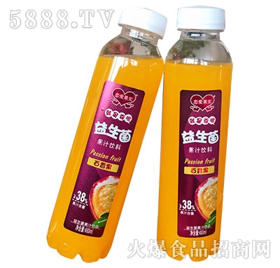 戀愛果實(shí)益生菌百香果汁飲料480ml