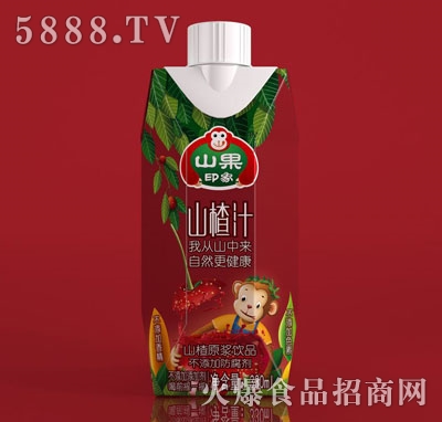 山果印象山楂汁330ml