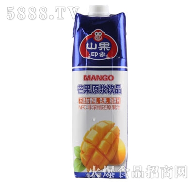 山果印象芒果原漿飲品1L