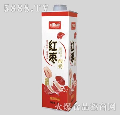 珍果奇緣紅棗酸奶1L