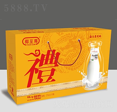 椰至尊牦牛酸奶飲品禮盒裝270mlx10瓶