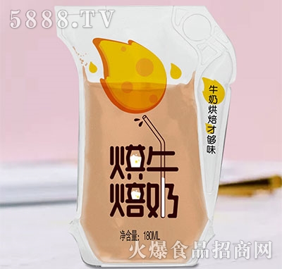 多鮮烘培牛奶袋裝180ml