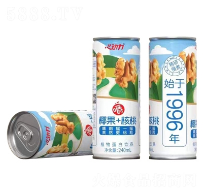 心動力椰果+核桃植物蛋白飲品240ml