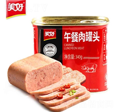 美好午餐肉罐頭