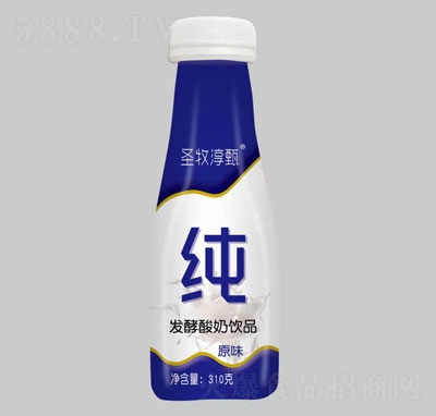 圣牧淳甄發(fā)酵酸奶飲品原味310g