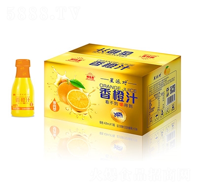 維他星香橙汁發(fā)酵果汁飲料428mlx15瓶箱