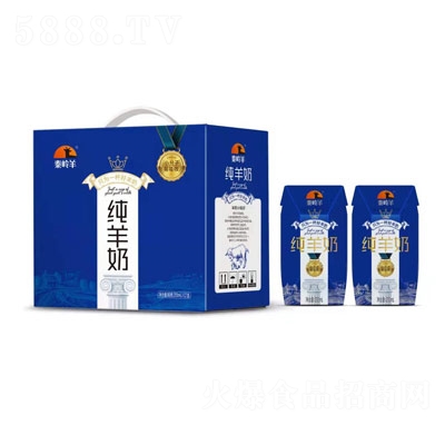 秦嶺羊純羊奶200ml×12盒