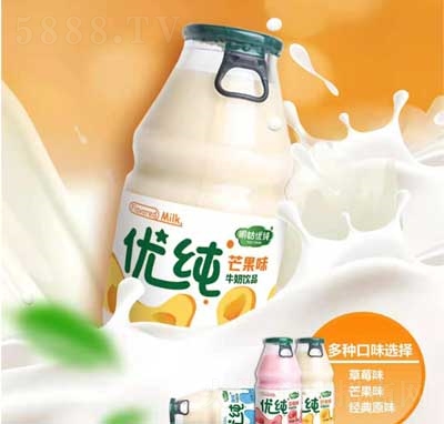 明姑優(yōu)純牛奶飲品芒果味