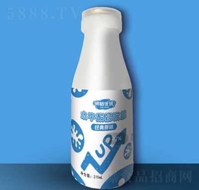 明姑優(yōu)純水牛酸奶飲品經(jīng)典原味270ml