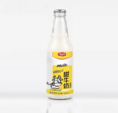 豪園甜牛奶含乳飲料香蕉味300ml