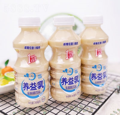 養(yǎng)益乳乳酸菌飲品原味340ml