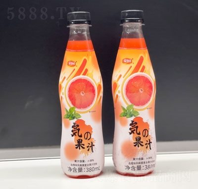 豪園血橙乳酸菌復(fù)合果汁飲料380ml