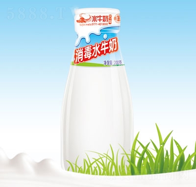 石埠乳業(yè)消毒水牛奶玻璃瓶牛奶