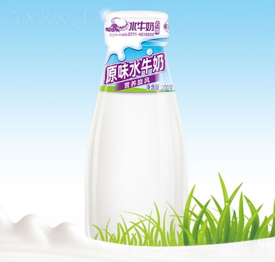 石埠乳業(yè)原味水牛奶玻璃瓶牛奶