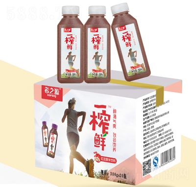 希之源一榨鮮紅豆薏米汁谷物飲料輕飲輕食飲品代理招商300g×20