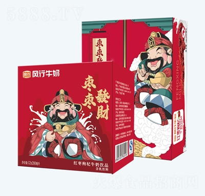 風行紅棗枸杞牛奶飲品（尊享裝）