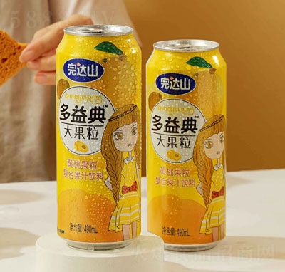 完達(dá)山多益典黃桃果粒復(fù)合果汁飲料