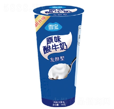 雪寶原味酸牛奶