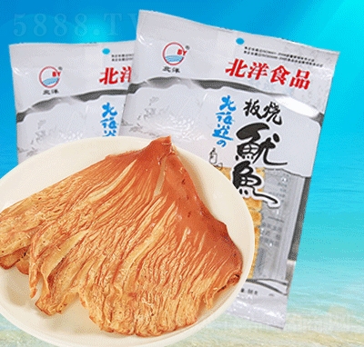 北洋食品板燒魷魚休閑零食招商代理