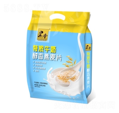 黑牛特濃牛奶醇香燕麥片營養(yǎng)品800g