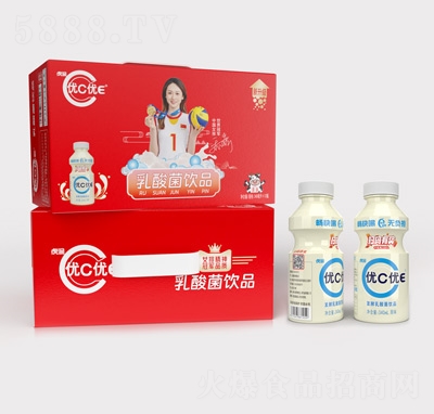 虎潤(rùn)優(yōu)C優(yōu)E乳酸菌飲品340mlX12