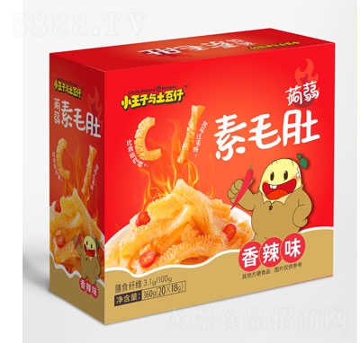 小王子與土豆仔素毛肚香辣味360g