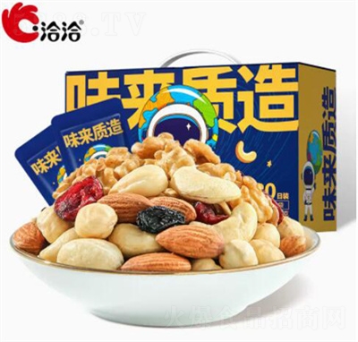 洽洽堅(jiān)果炒貨每日?qǐng)?jiān)果750g休閑零食