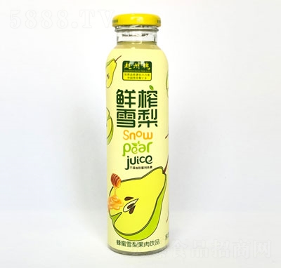 趙州牌鮮榨雪梨果肉飲品（瓶）