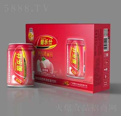 葡樂仕葡萄糖營養(yǎng)液能量飲料蜜桃味250mlX24