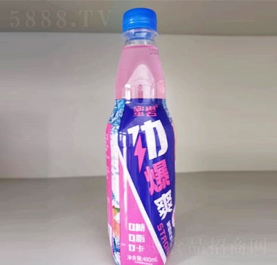 蜜碧勁爆爽風(fēng)味汽水蜜桃味480ml