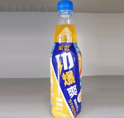 蜜碧勁爆爽風(fēng)味汽水甜橙味480ml