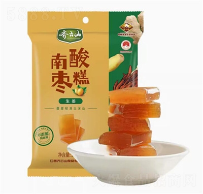 齊云山陳皮南酸棗粒零食酸棗糕休閑食品生姜