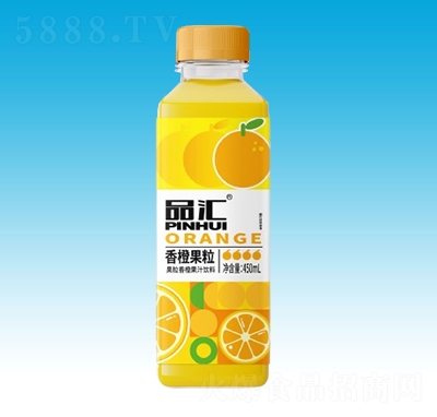 品匯香橙果粒果汁飲料450ml