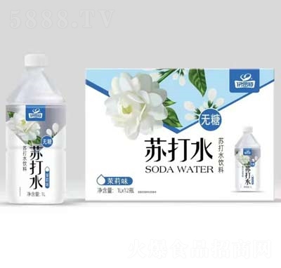 伊思特蘇打水飲料茉莉味1L×12瓶