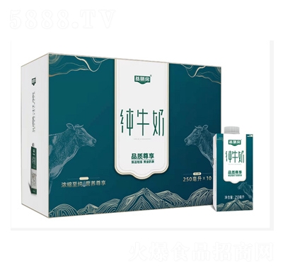 益膳房純牛奶250ml×10夢幻蓋