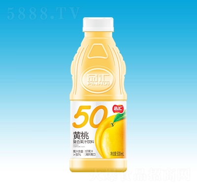 品匯黃桃復(fù)合果汁飲料500ml