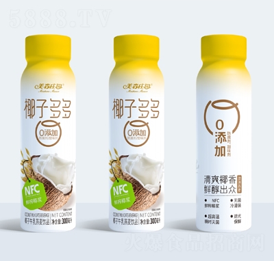 美森莊園椰子多多燕麥牛乳飲品300ml